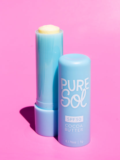 Pure Sol Beauty SPF 30 Lip Balm – Cocoa Butter
