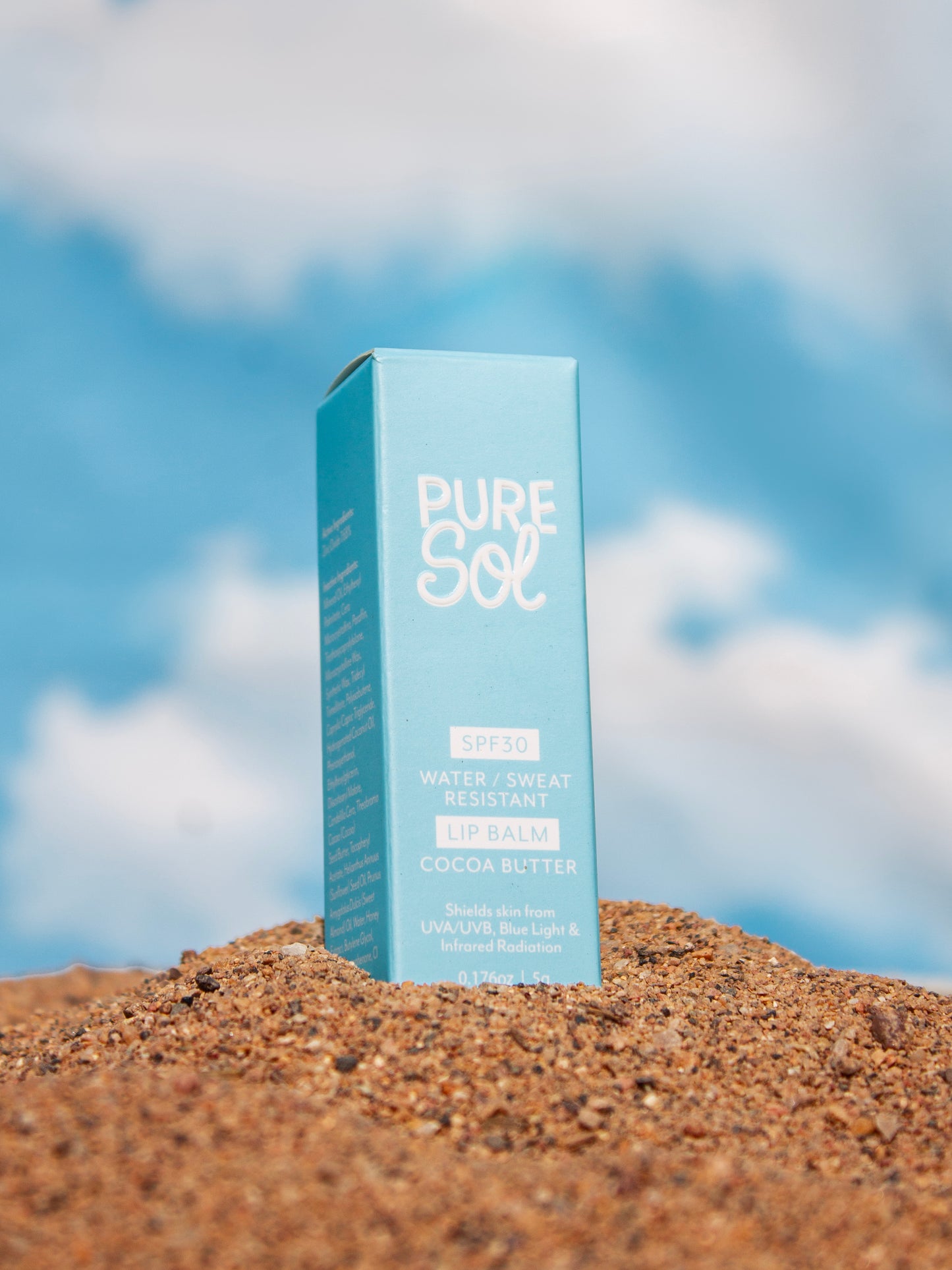 Pure Sol Beauty SPF 30 Lip Balm – Cocoa Butter