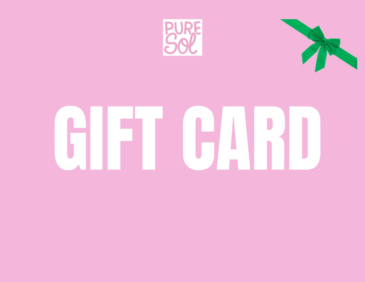 Pure Sol Beauty Co Gift Cards